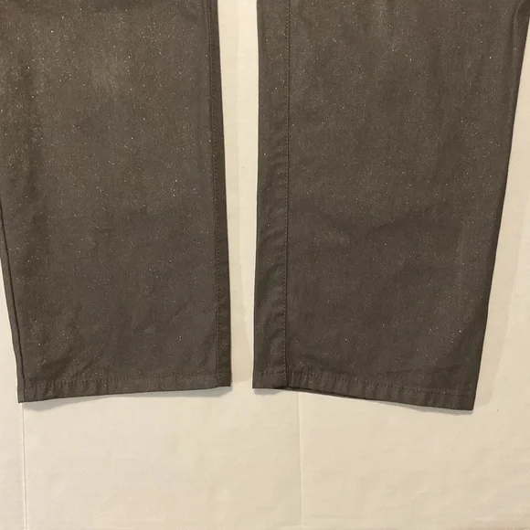 Lafayette 148 New York Shimmer Jeans Brown Straight Leg - Picture 7 of 12